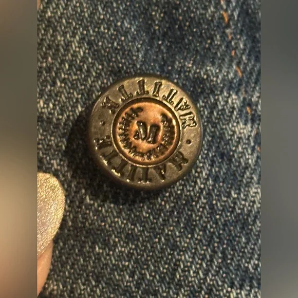 Womens Jean Denim Suede Fringe Western Cowgirl Rodeo Jacket Large Rock n Roll - Picture 10 of 16